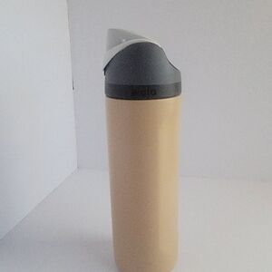 Owala Beige and Gray Travel Bottle